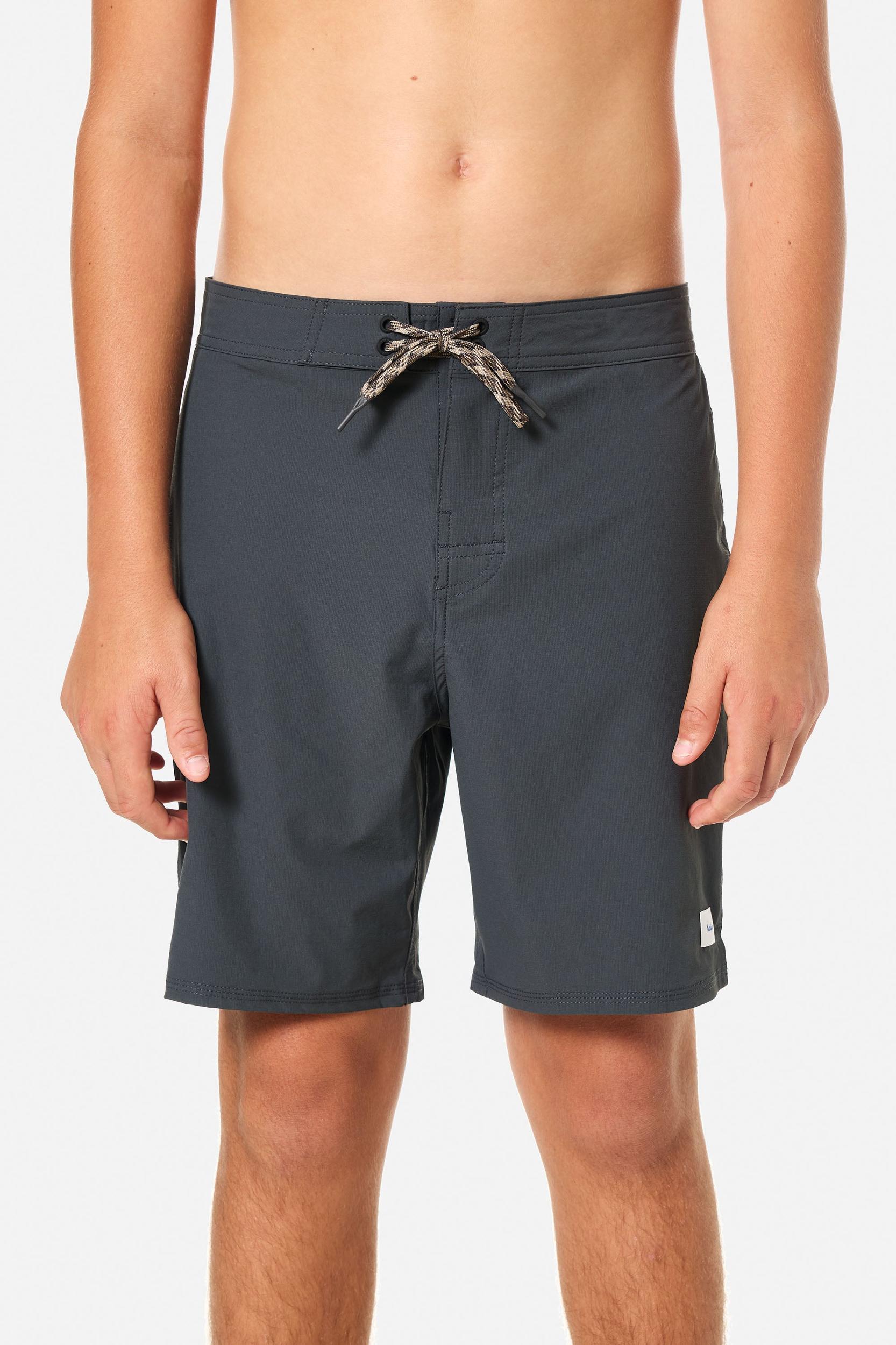 BOYS OTG CREST SURF TRUNK - BLACK WASH / 24 Product Image