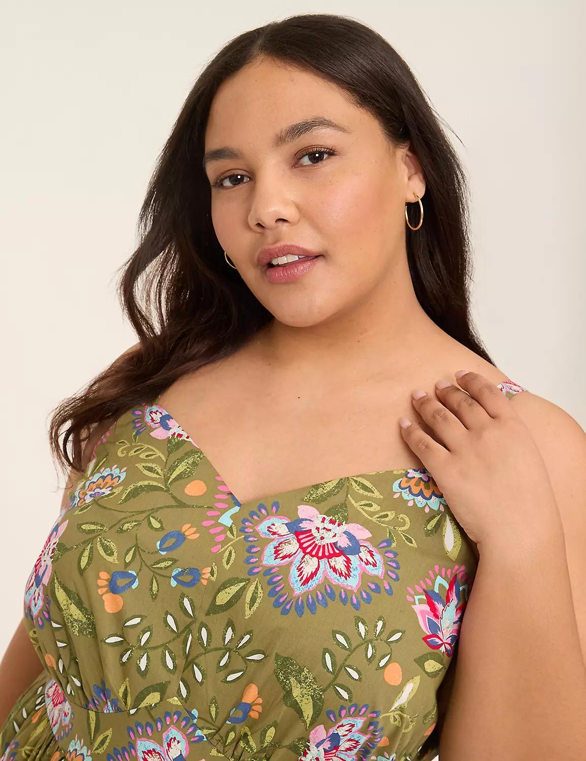 Shirred-Bodice Maxi Dress Product Image