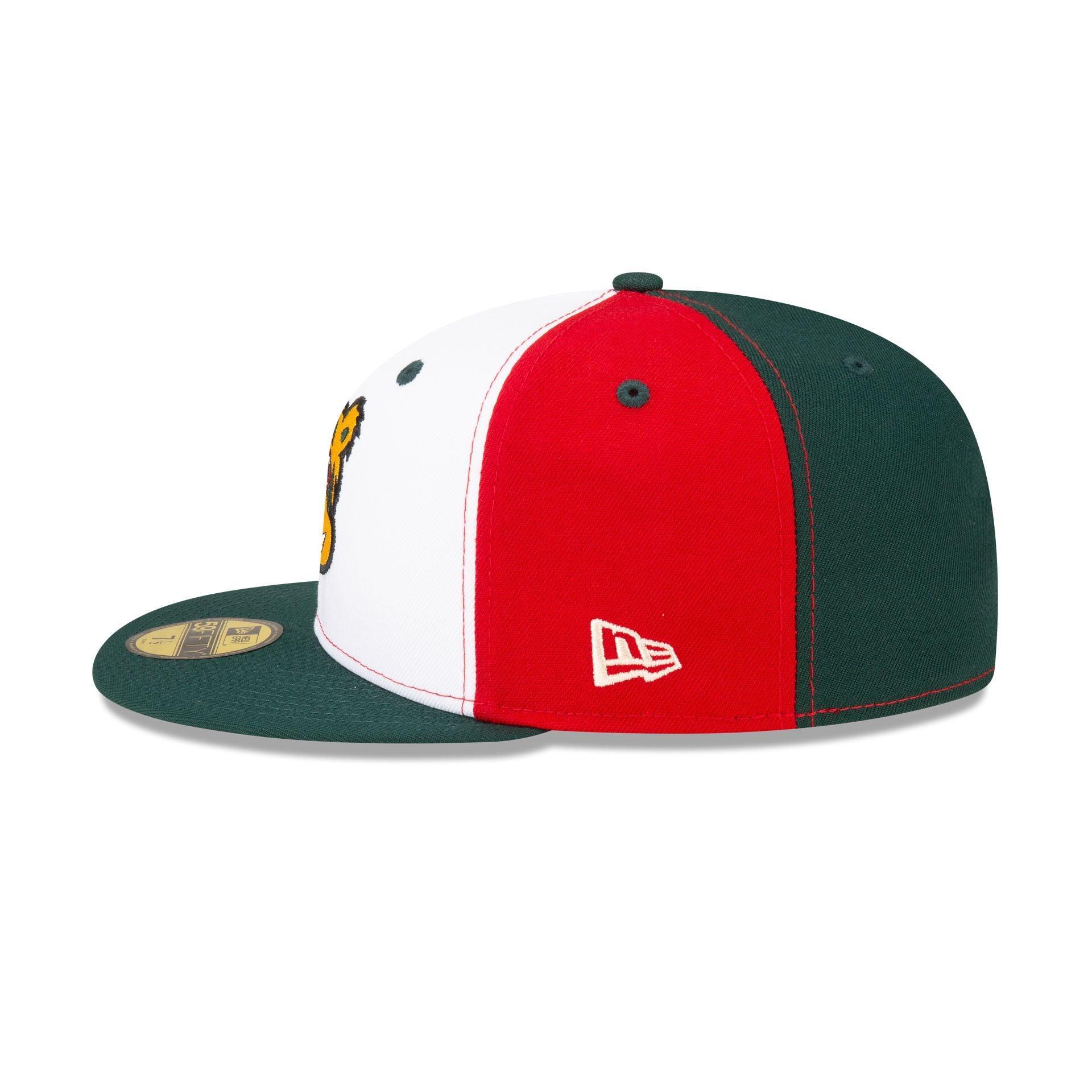 Myrtle Beach Pelicans Theme Night Navy Sidepatch59FIFTY Fitted Hat Male Product Image