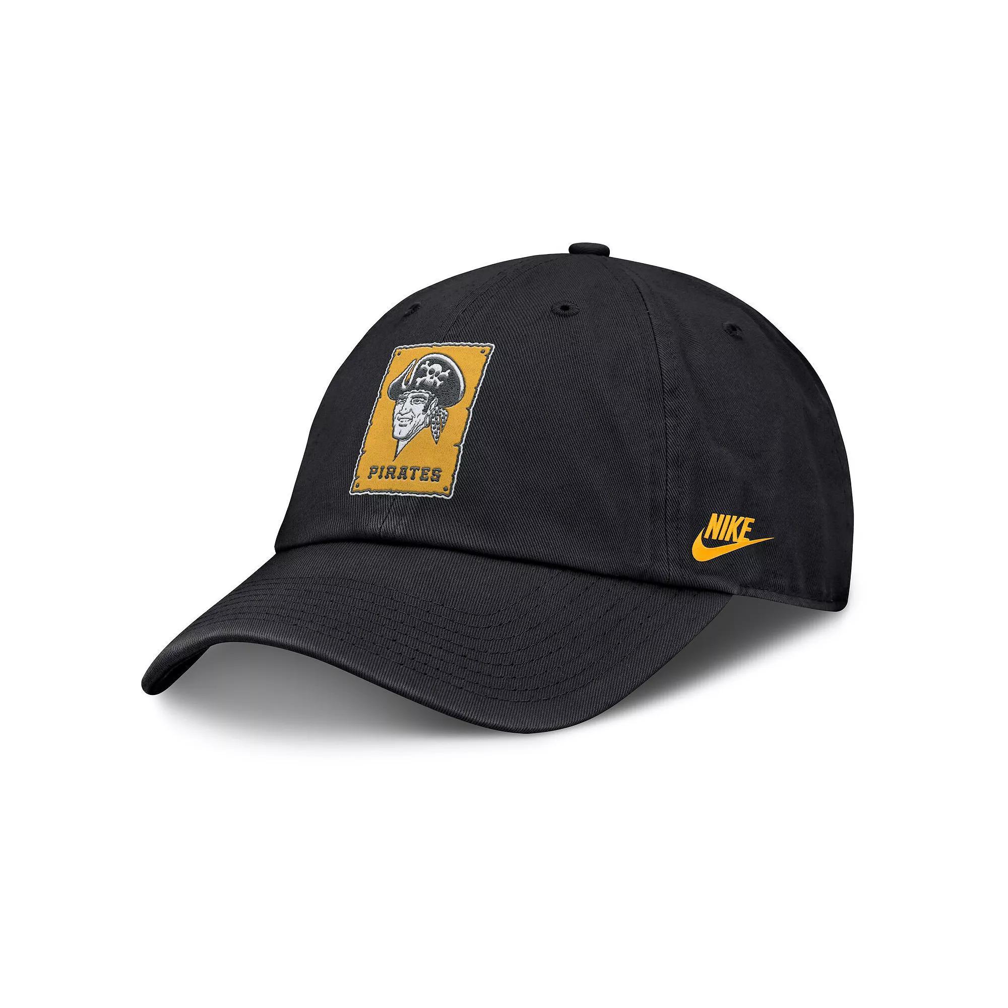 Men's Nike Black Pittsburgh Pirates Club Adjustable Hat, Size: Medium/Large Product Image
