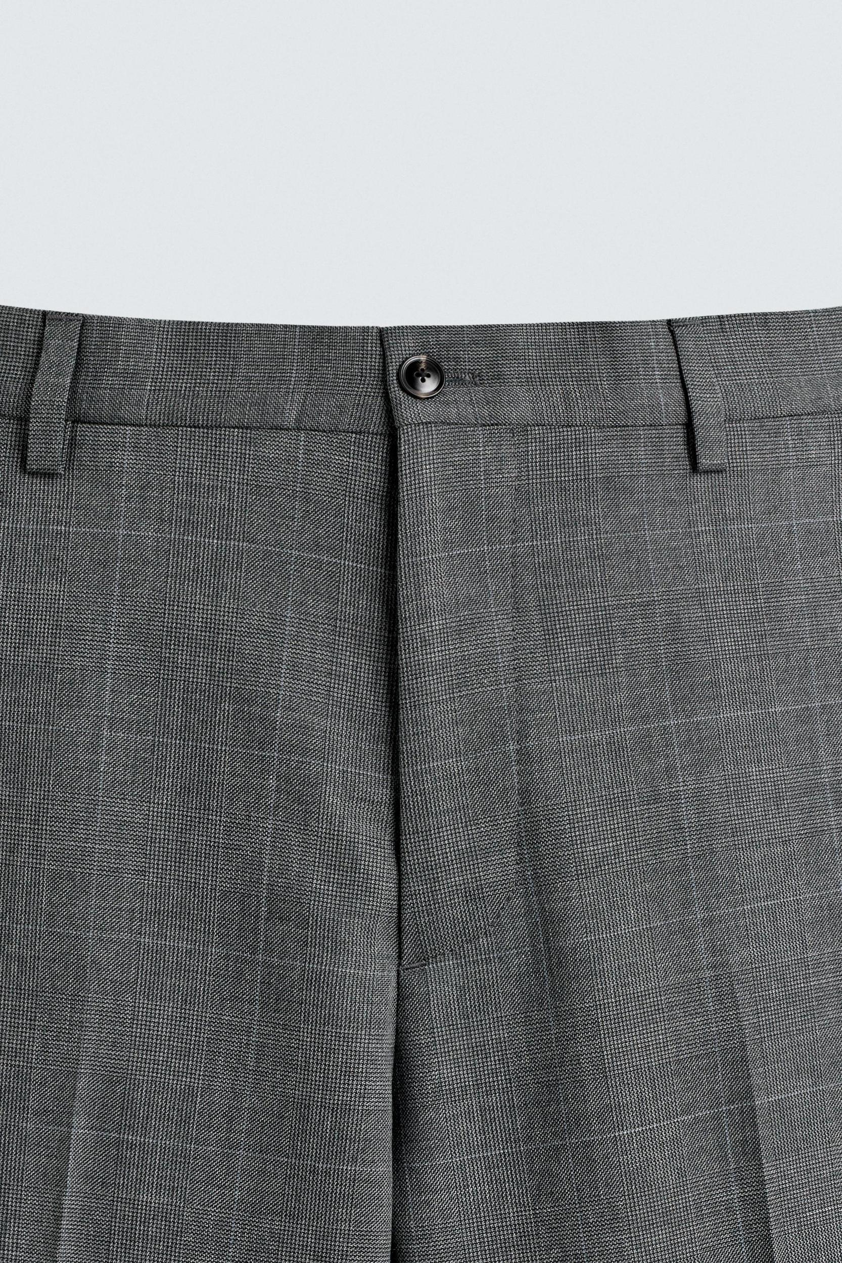 PLAID SUIT PANTS Product Image