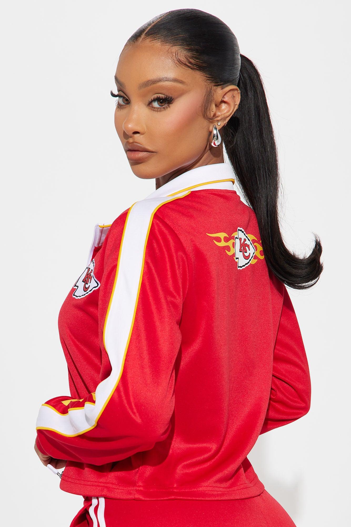 Chiefs Kingdom Zip Up Jacket - Red Female Product Image