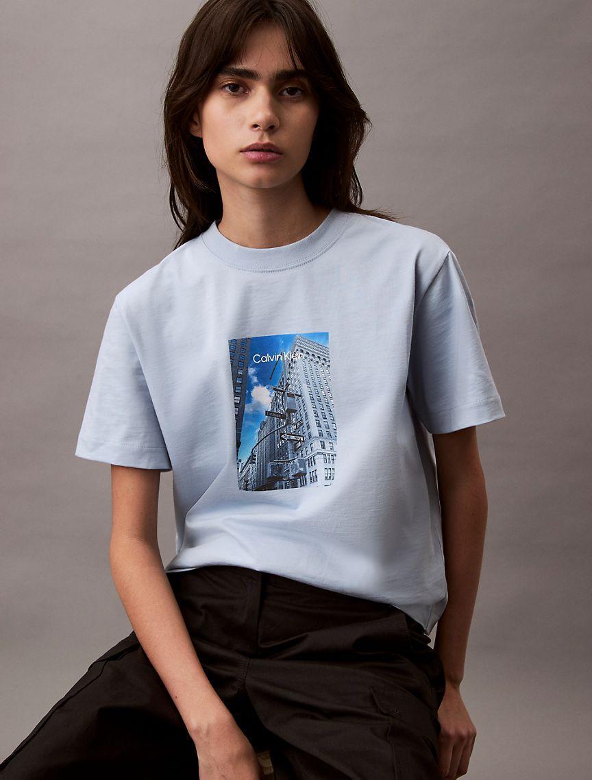 Cityscape Graphic Boxy T-Shirt Product Image