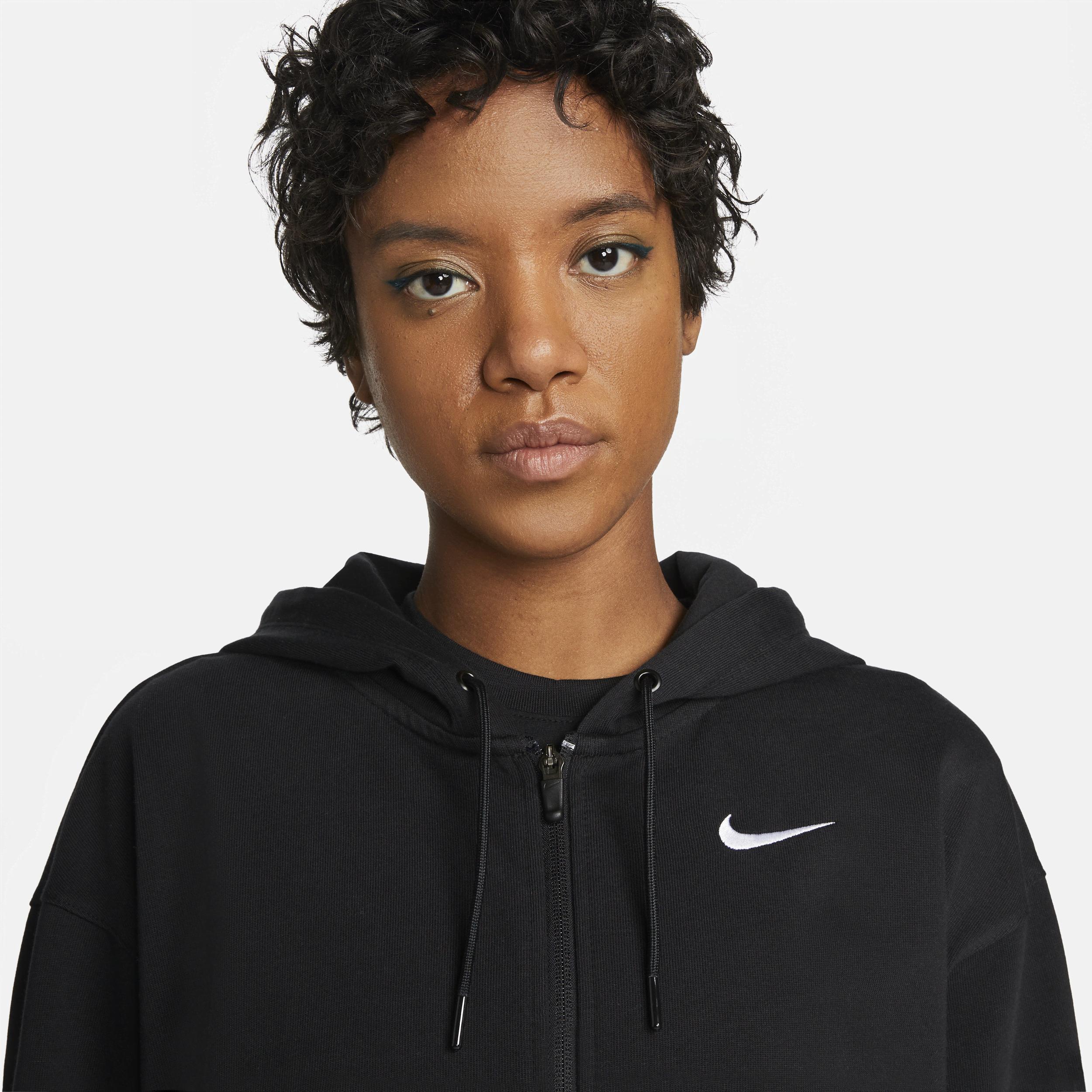 Nike Sportswear Women's Oversized Jersey Full-Zip Hoodie Product Image