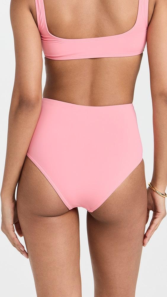 STAUD Declan High Rise Bikini Bottoms | Shopbop Product Image