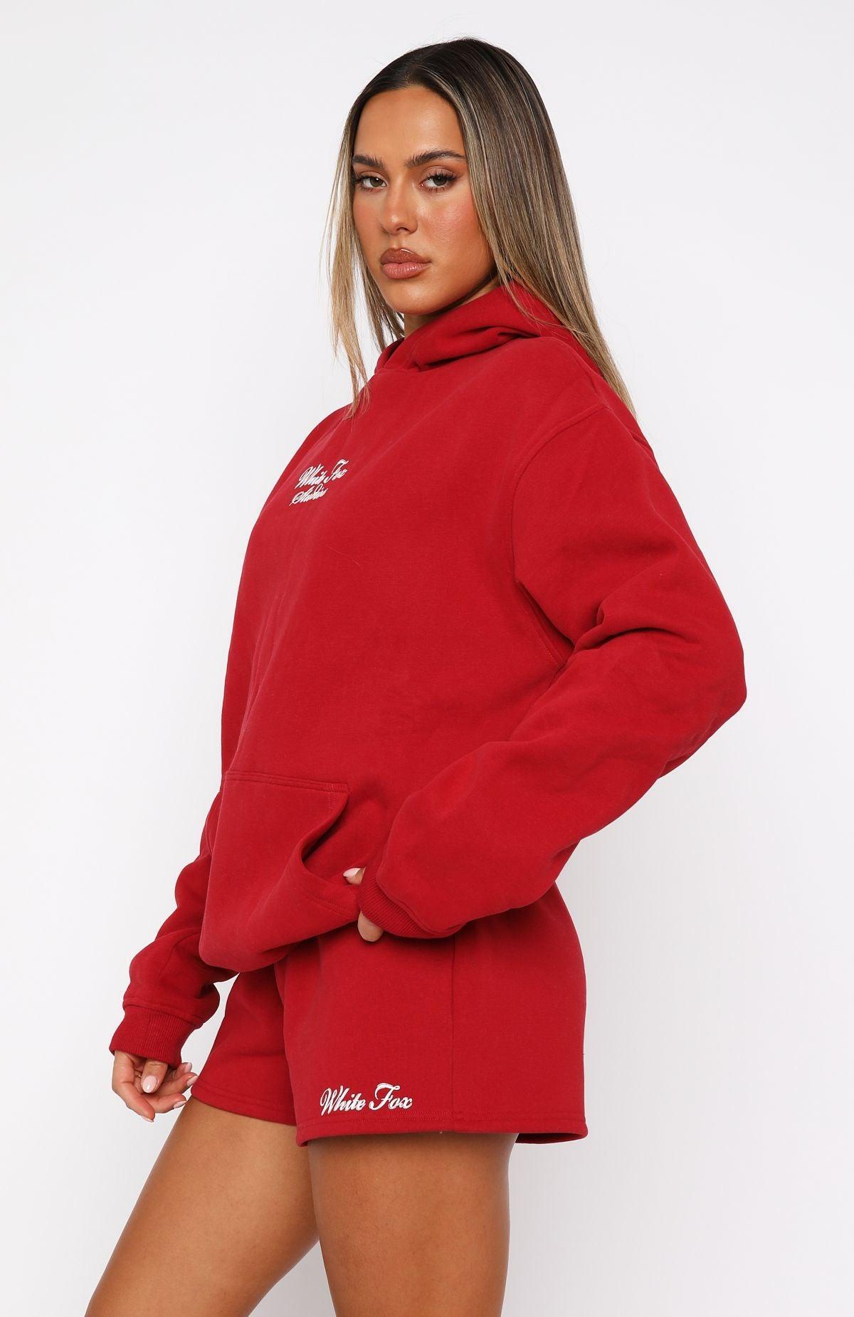 13th Avenue Oversized Hoodie Red Product Image