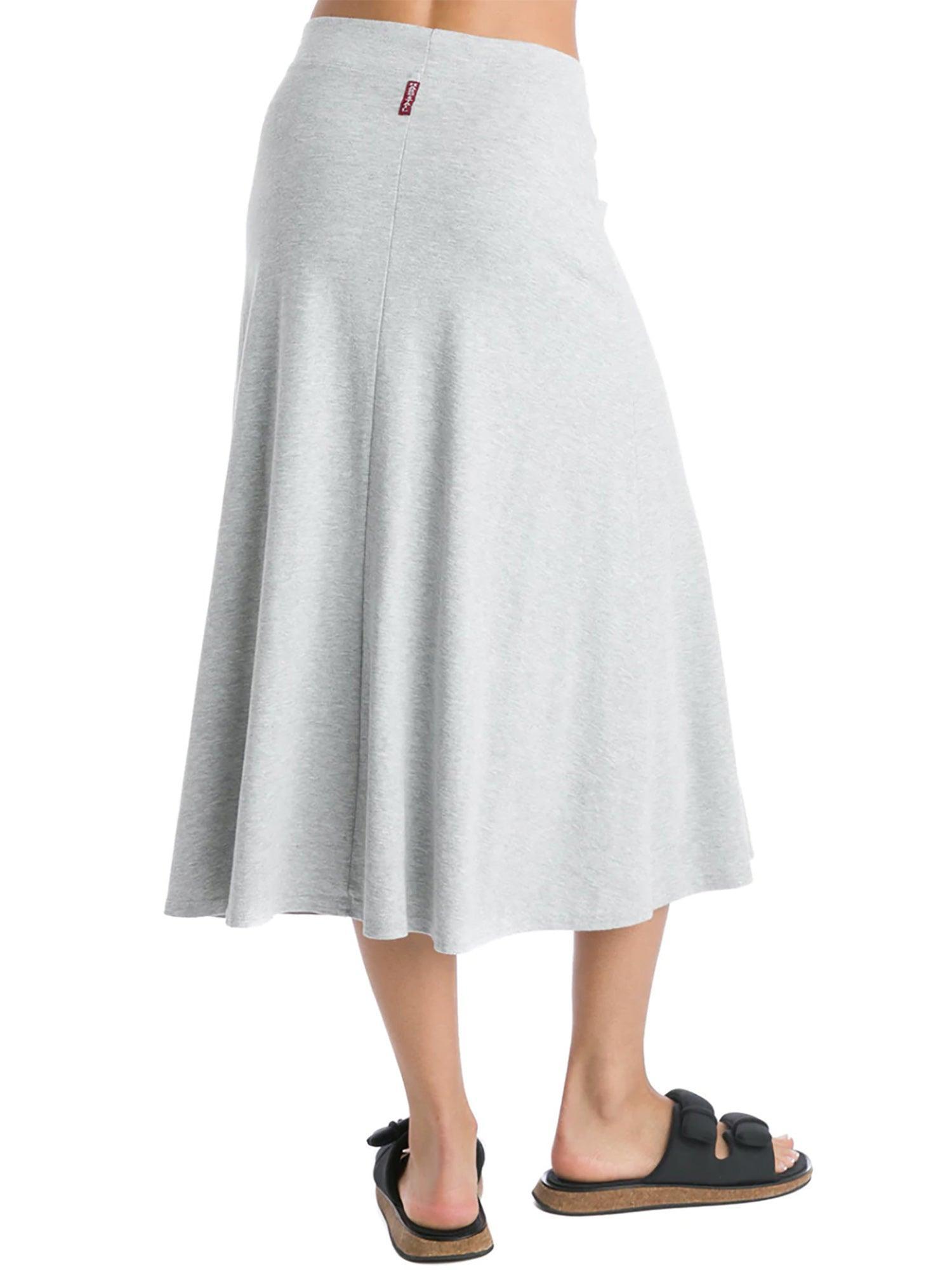 Hard Tail Flat Waist Midi Skirt B-154 Product Image