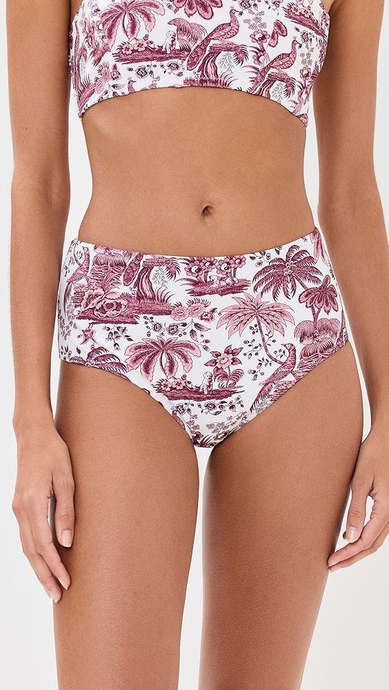 STAUD Devon High Rise Bikini Bottoms | Shopbop Product Image