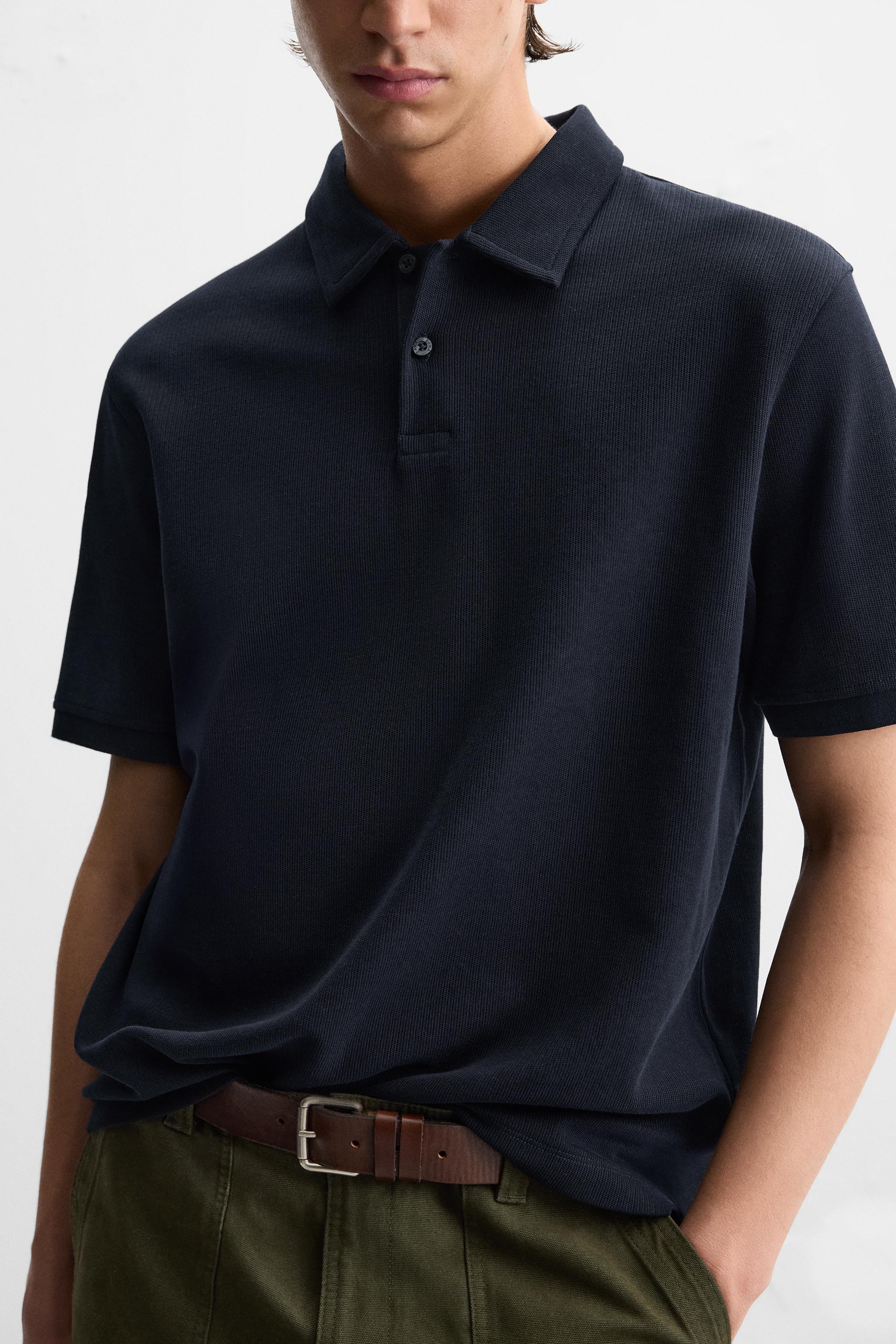 TEXTURED POLO Product Image