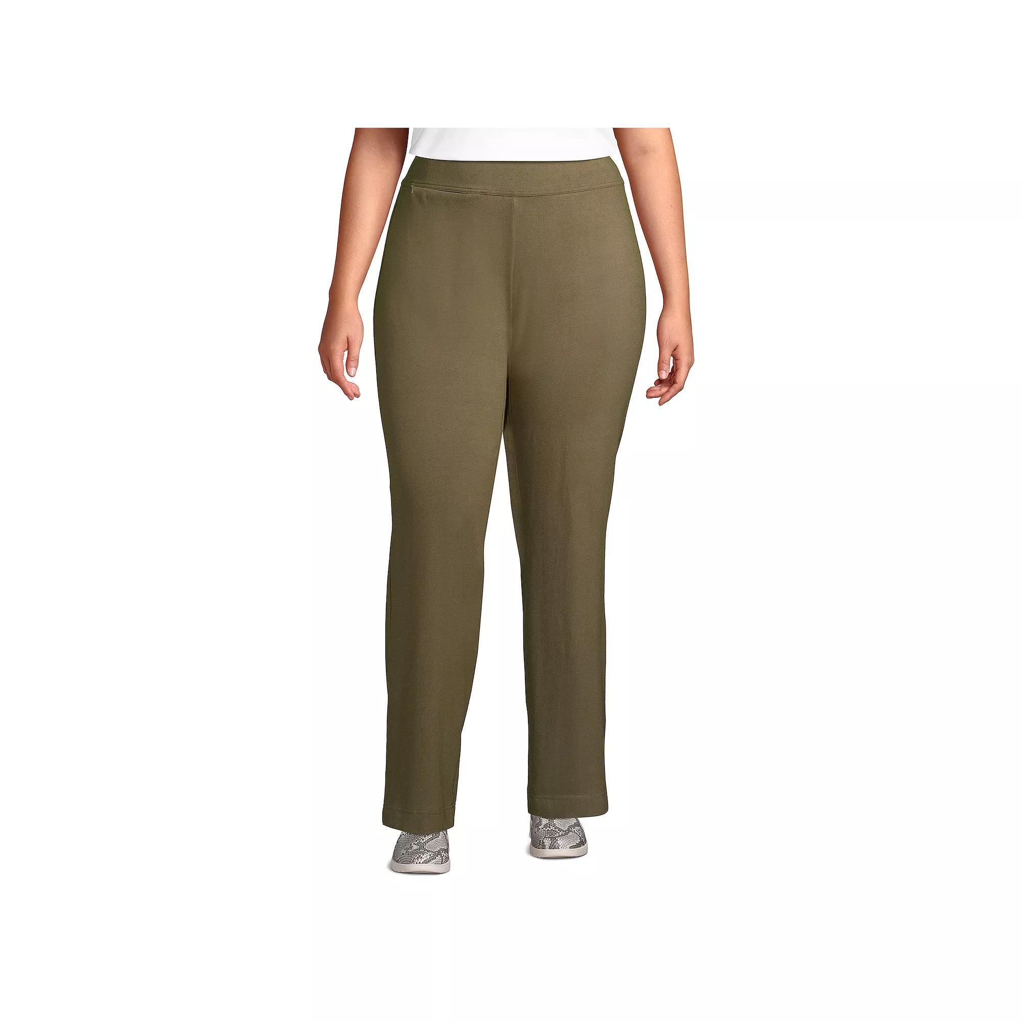 Women's Lands' End Starfish Straight-Leg Pull-On Pants,  Product Image
