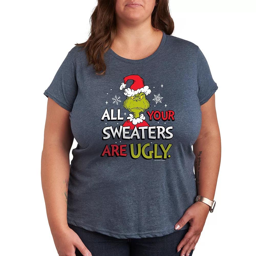 Plus Dr. Seuss The Grinch Sweaters Are Ugly Graphic Tee, Women's,  Product Image