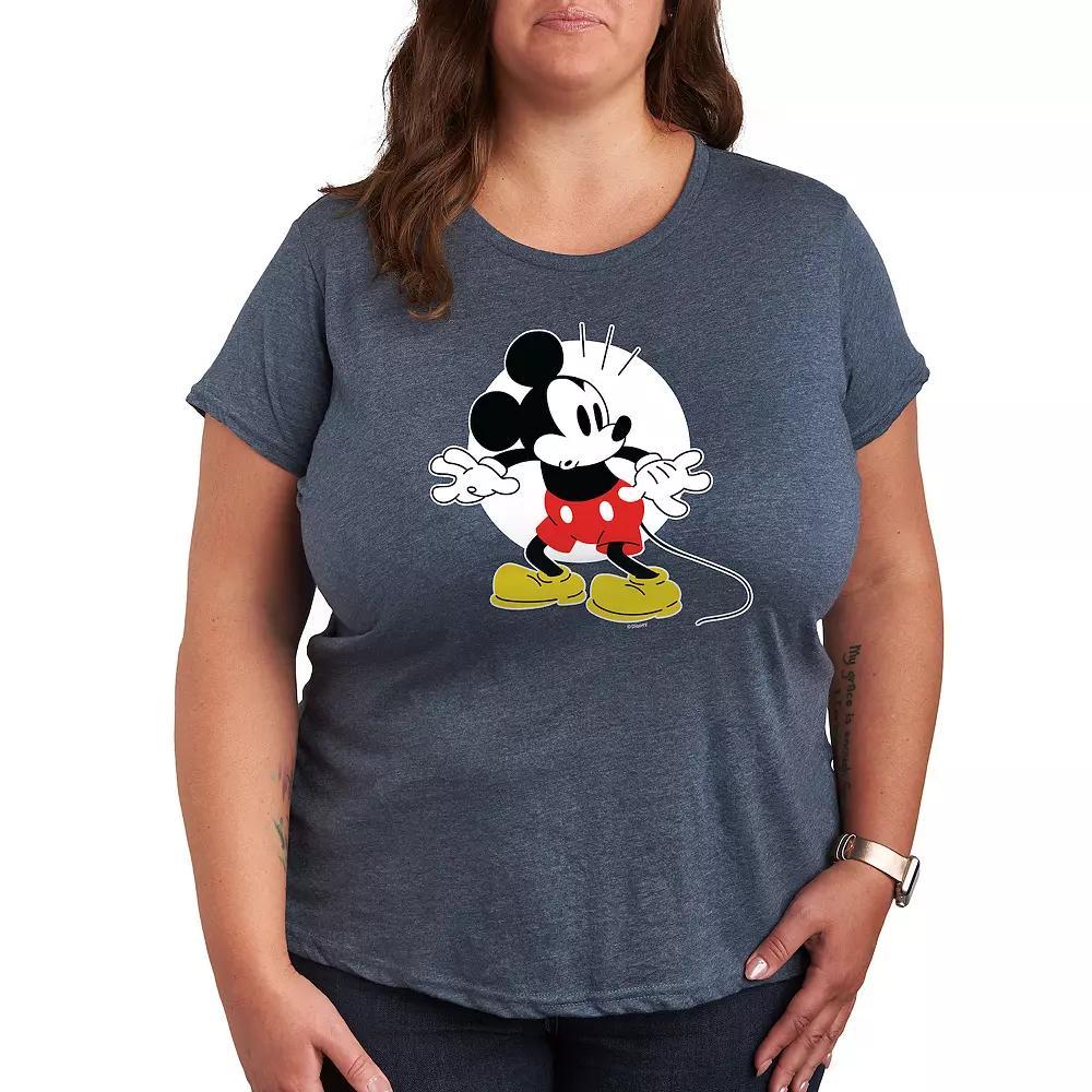 Disney's Mickey Mouse Plus Surprised Graphic Tee, Women's,  Product Image