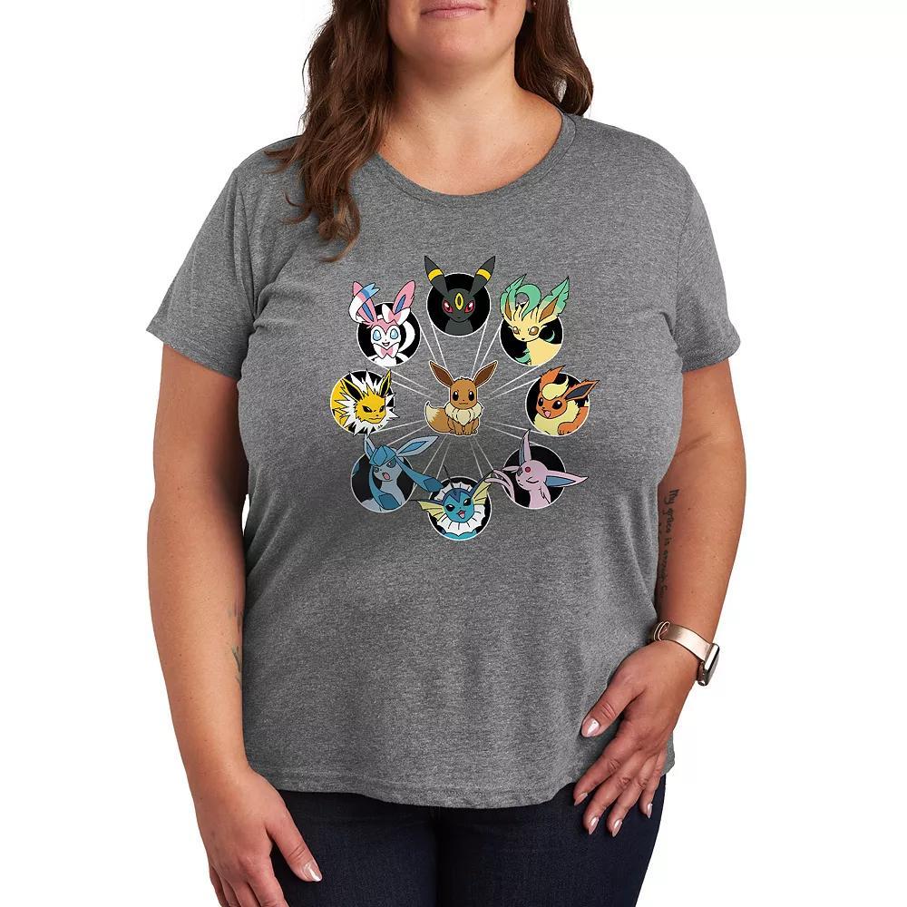 Women's Pokemon Eevee Evolution Graphic Tee,  Product Image