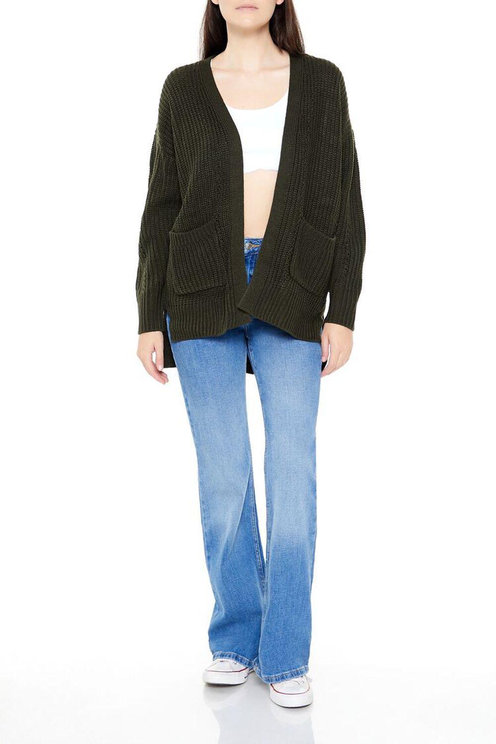 Open-Front Cardigan Sweater | Forever 21 Product Image