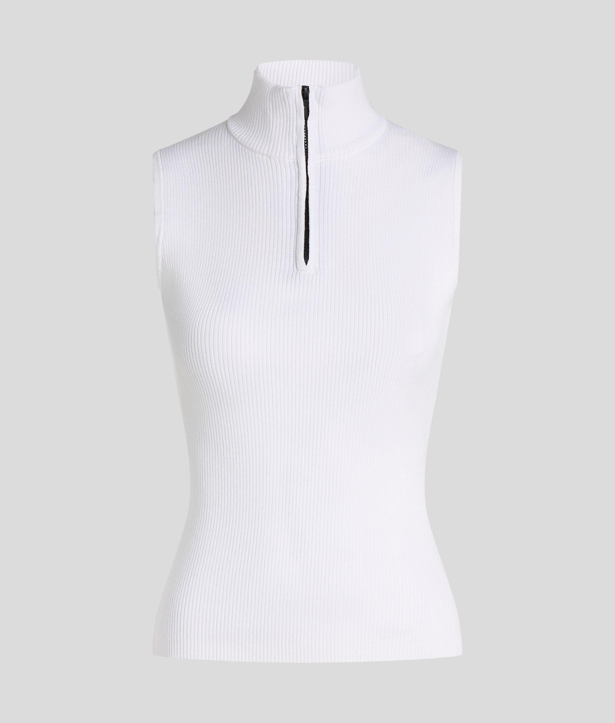 SLEEVELESS KNITTED TOP Product Image