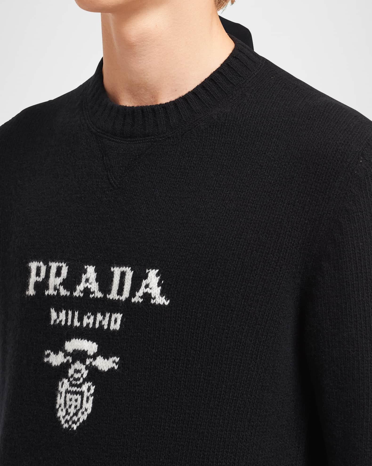 Men's Wool-Cashmere Logo Sweater Product Image