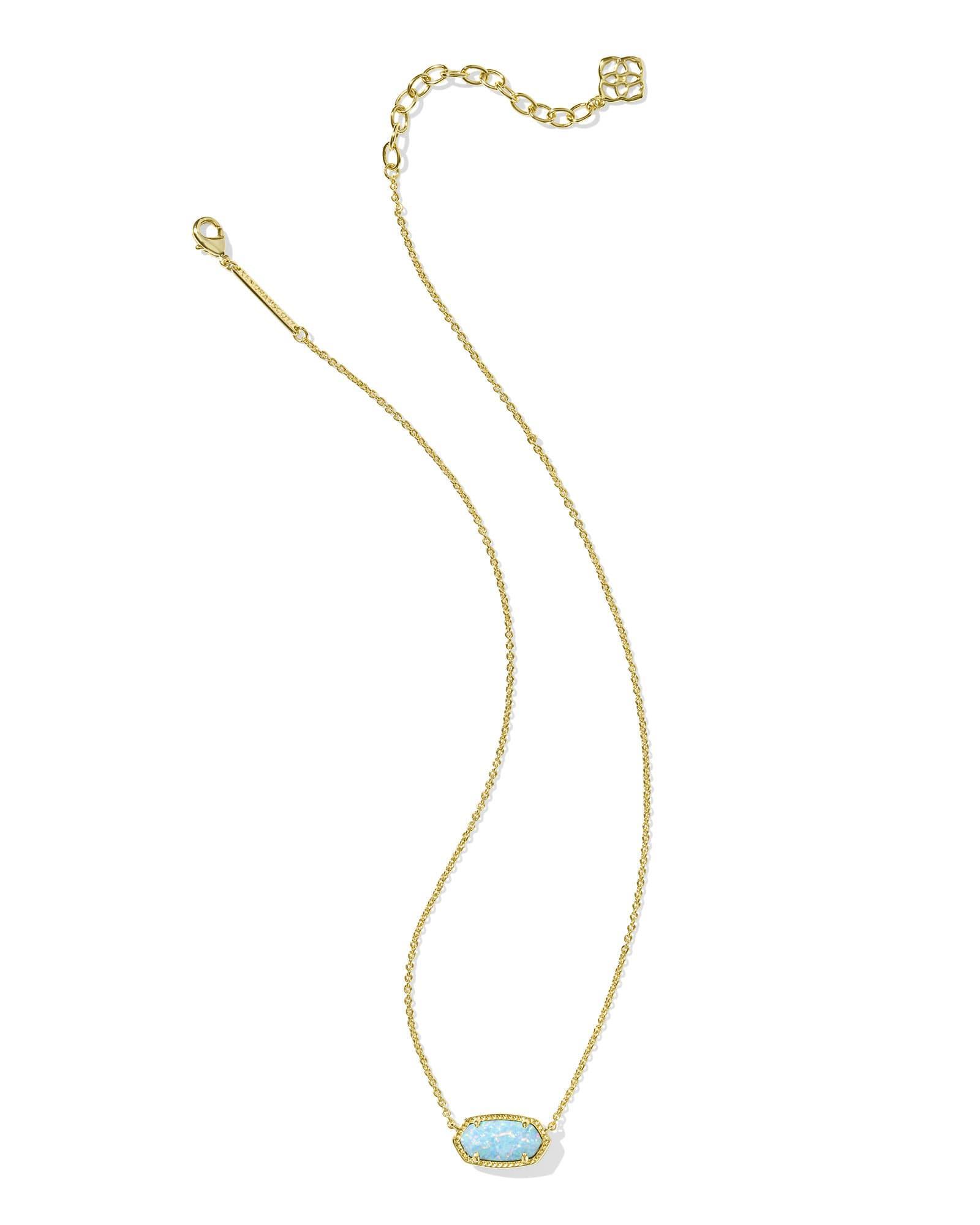 Elisa Gold Short Pendant Necklace Product Image