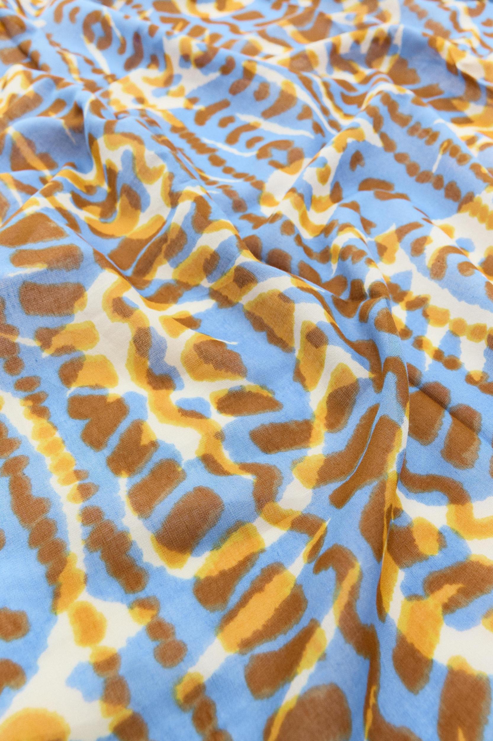 PRINTED COTTON SCARF Product Image