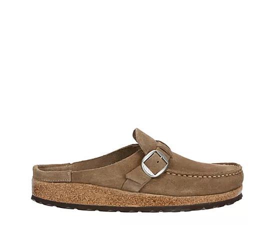 Birkenstock Womens Buckley Suede Buckle Clogs Product Image