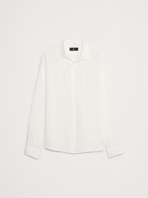 Standard-Fit Linen Shirt Product Image