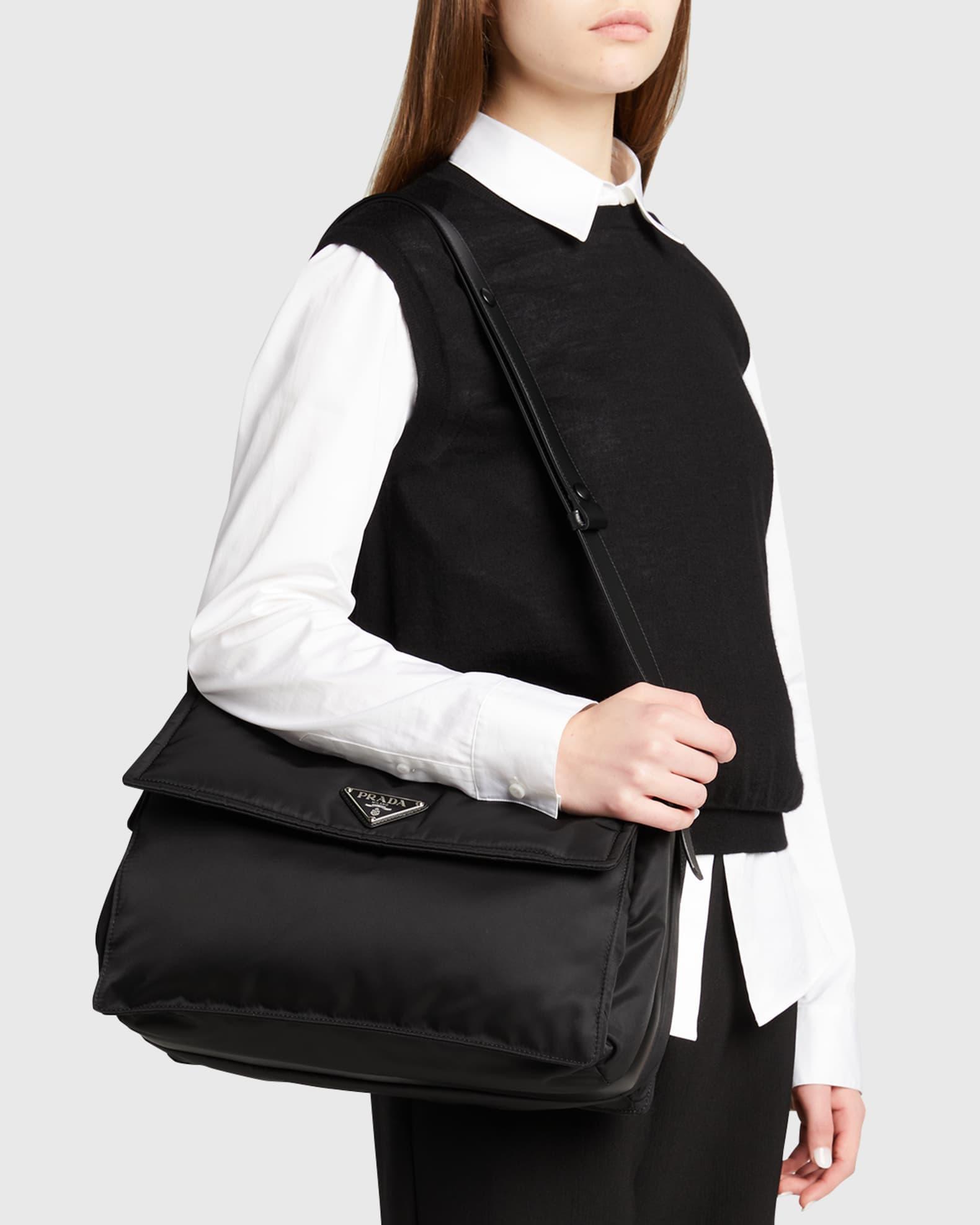 Re-Nylon Large Padded Shoulder Bag Product Image