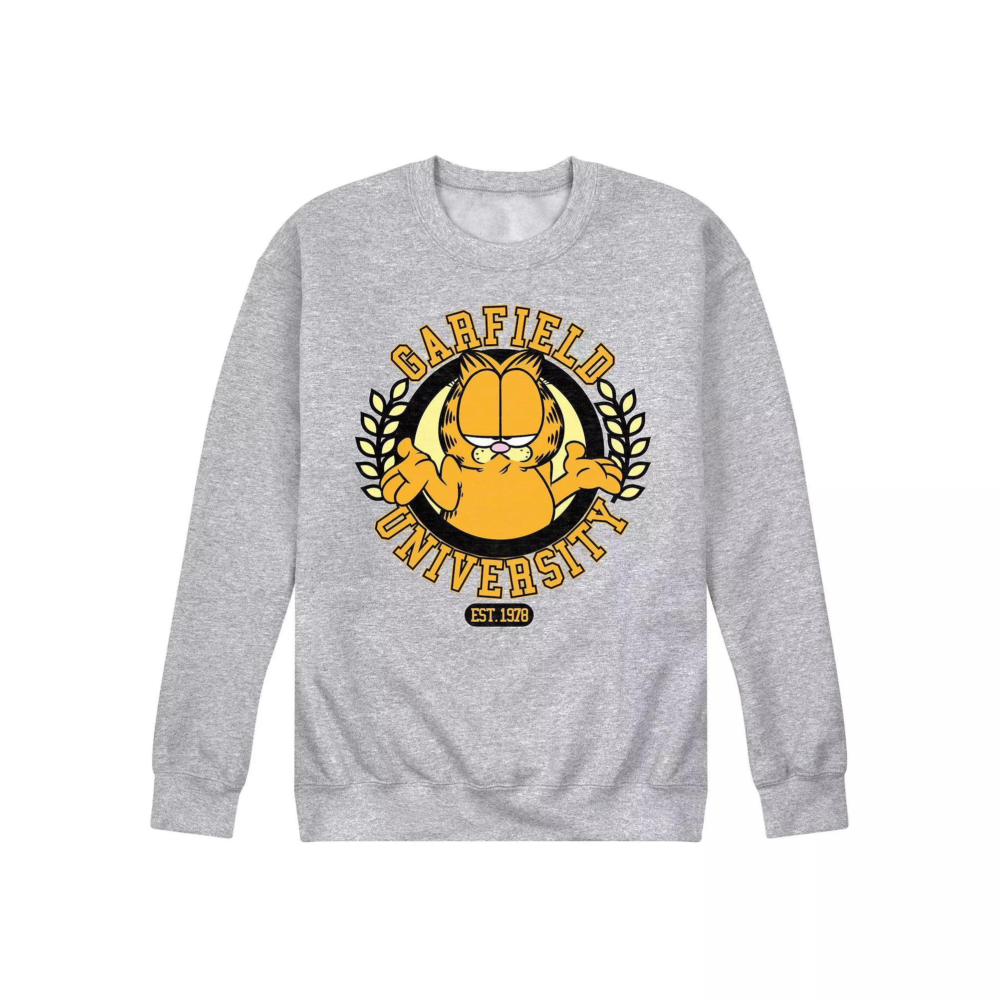 Men's Garfield University Fleece Sweatshirt,  Product Image