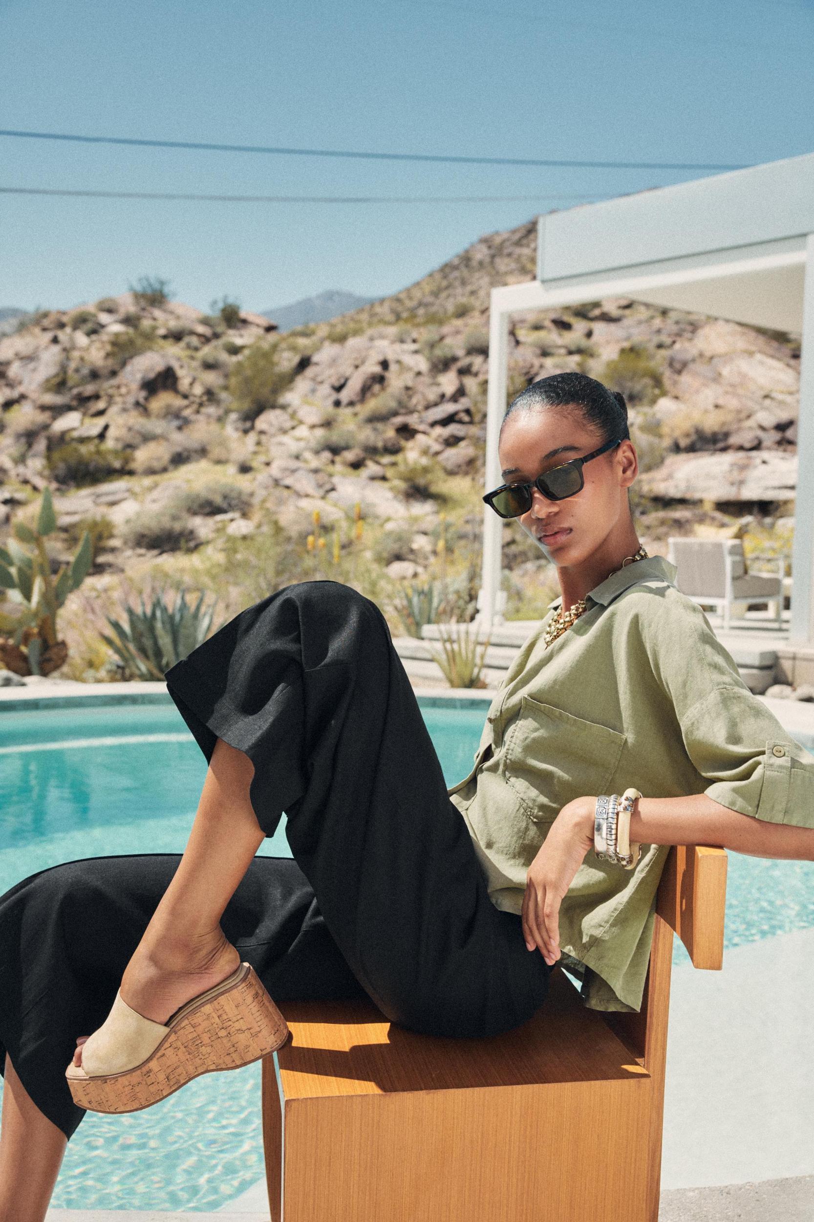 SUEDE PLATFORM WEDGES Product Image