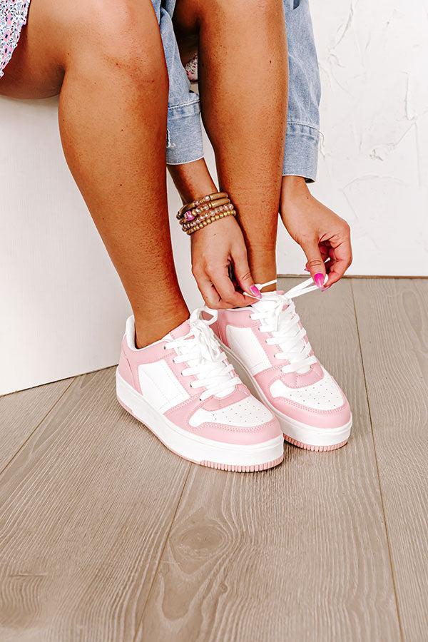 The Adalyn Faux Leather Sneaker Product Image