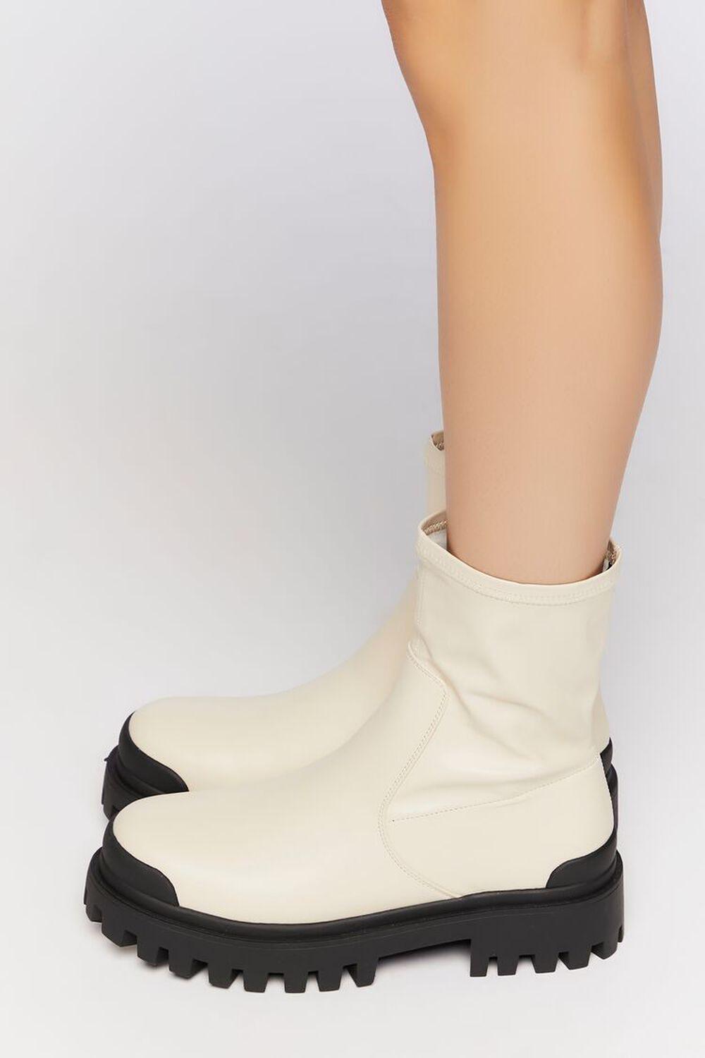 Faux Leather Lug Booties | Forever 21 Product Image