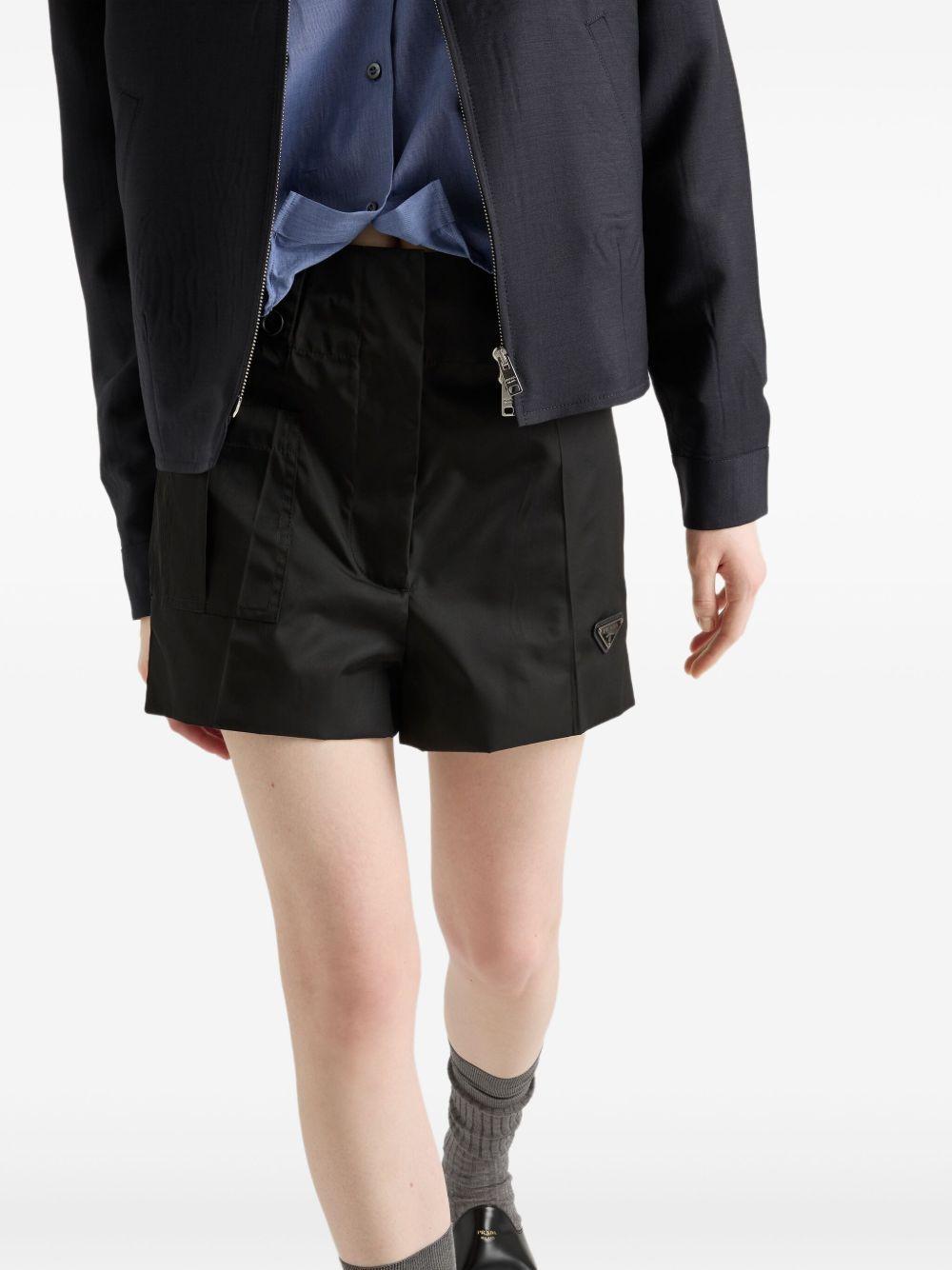 high-waisted tailored shorts Product Image