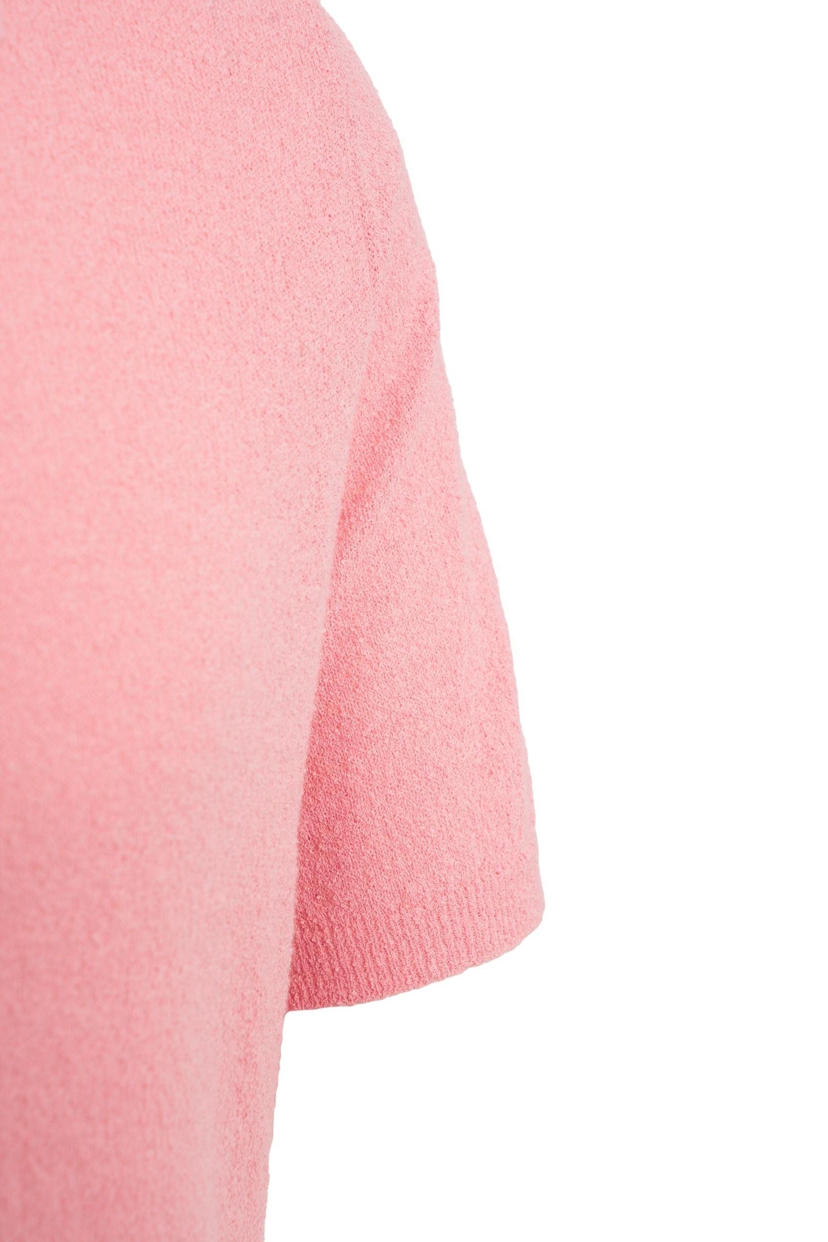 Textured knit polo shirt Product Image