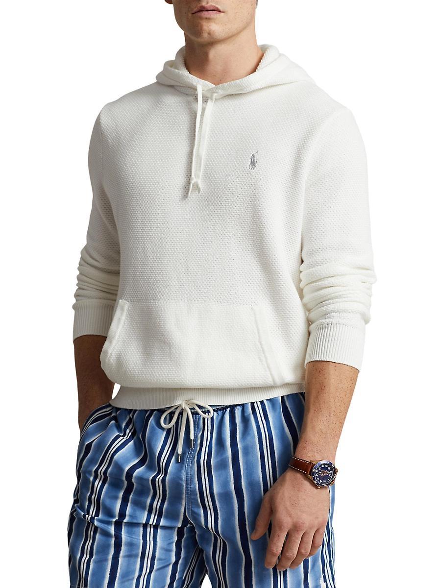 Mens Thermal Knit Hoodie Product Image