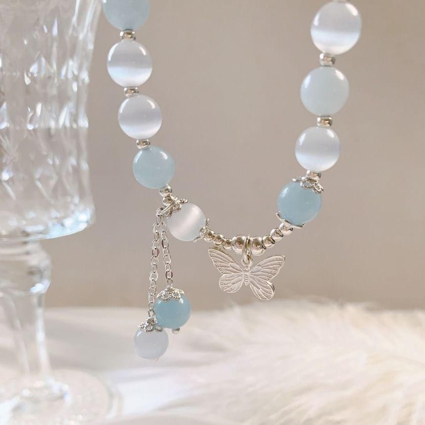 Butterfly Beaded Bracelet Product Image