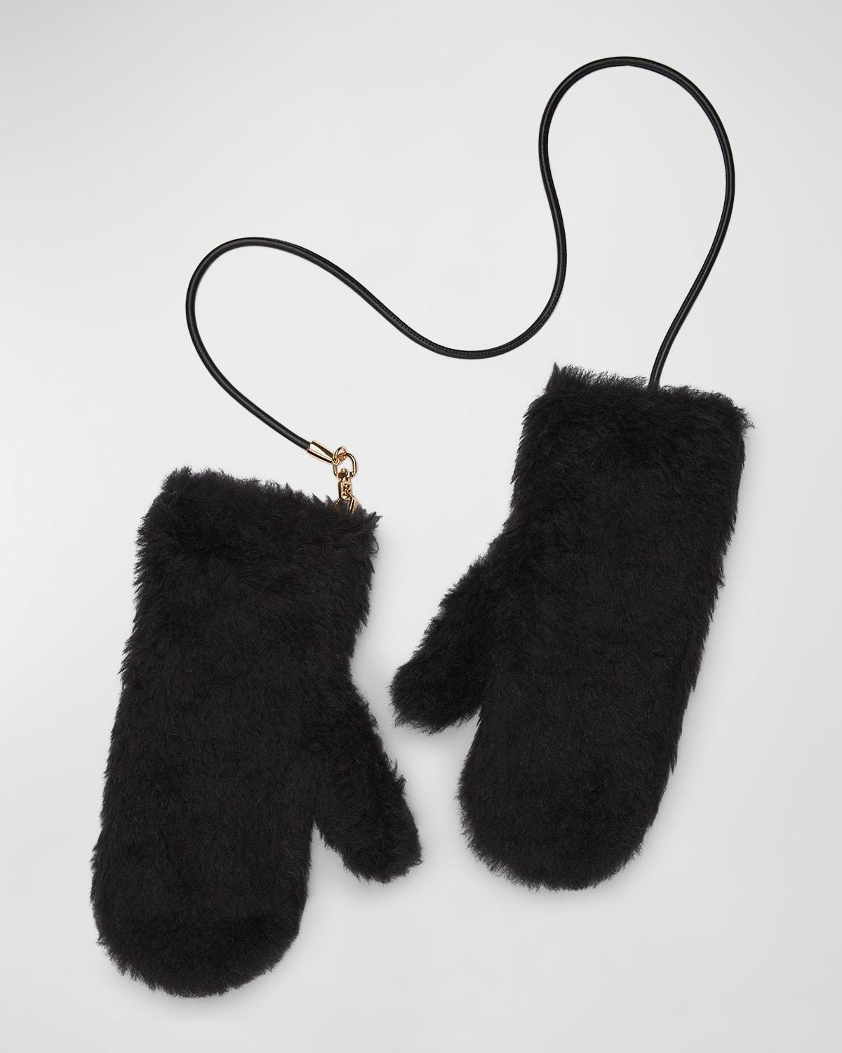 Ombrato Wool-Silk Mittens Product Image