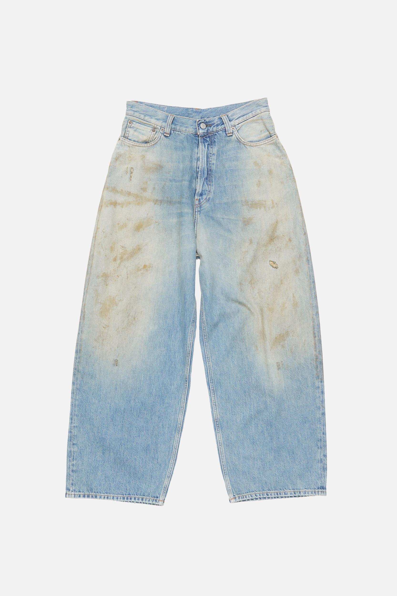 Denim jacket with hood Product Image