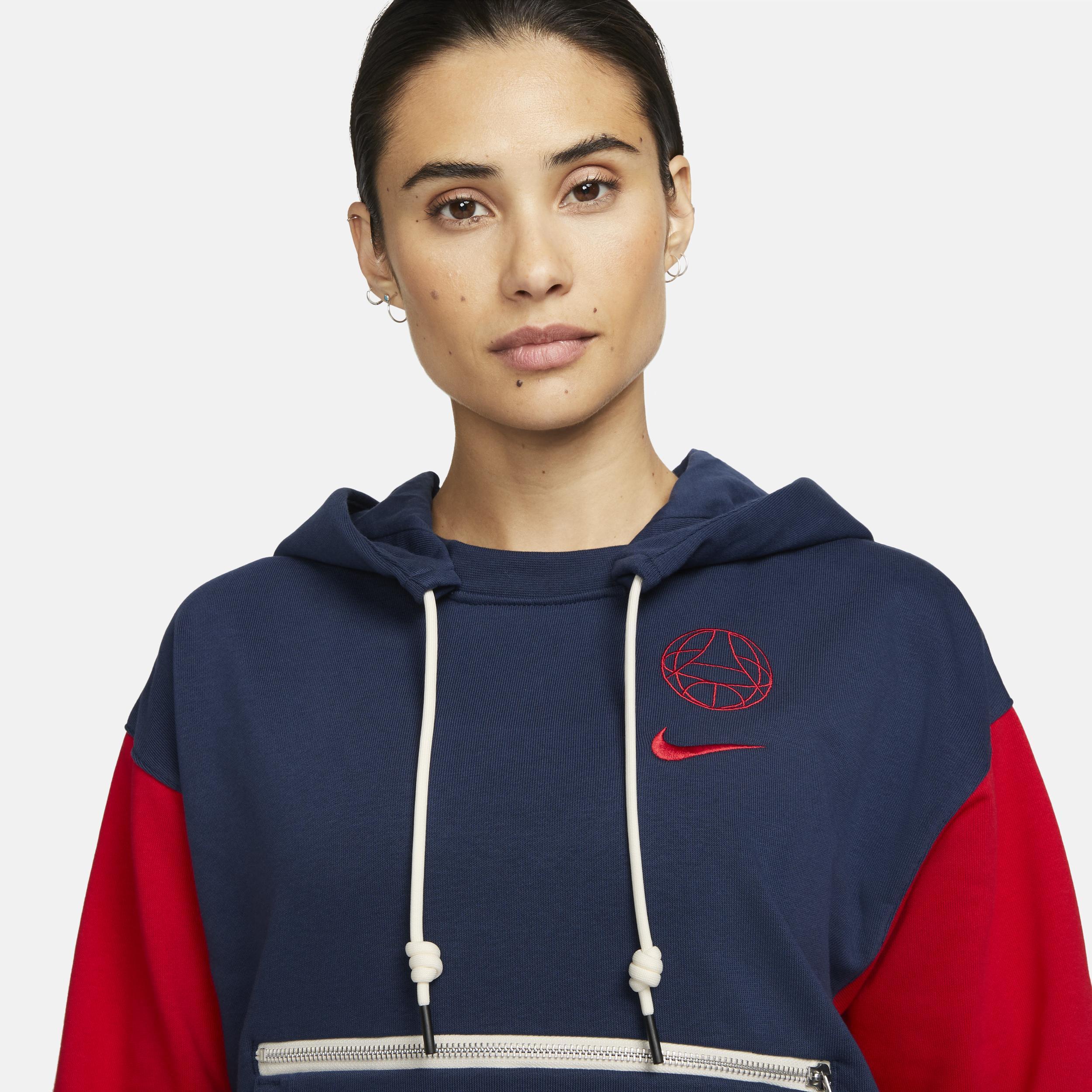 Womens Nike Navy Paris Saint-Germain Standard Issue Pullover Hoodie Psg Blue Product Image