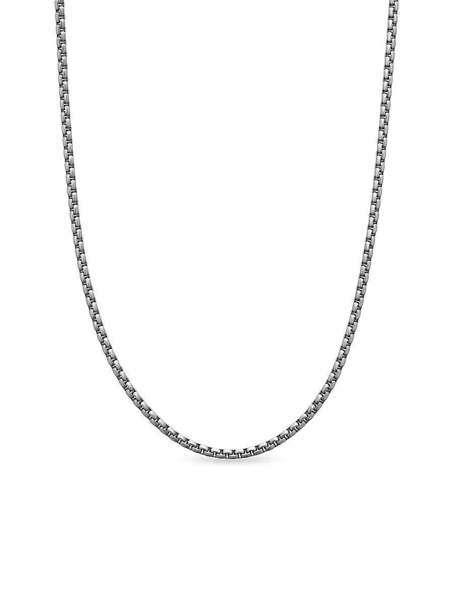 David Yurman Mens Small Box Chain Necklace 2.7mm, 26 Product Image