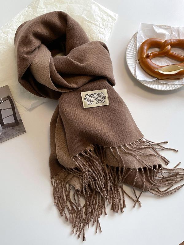 Keep Warm Tasseled Shawl&Scarf Product Image