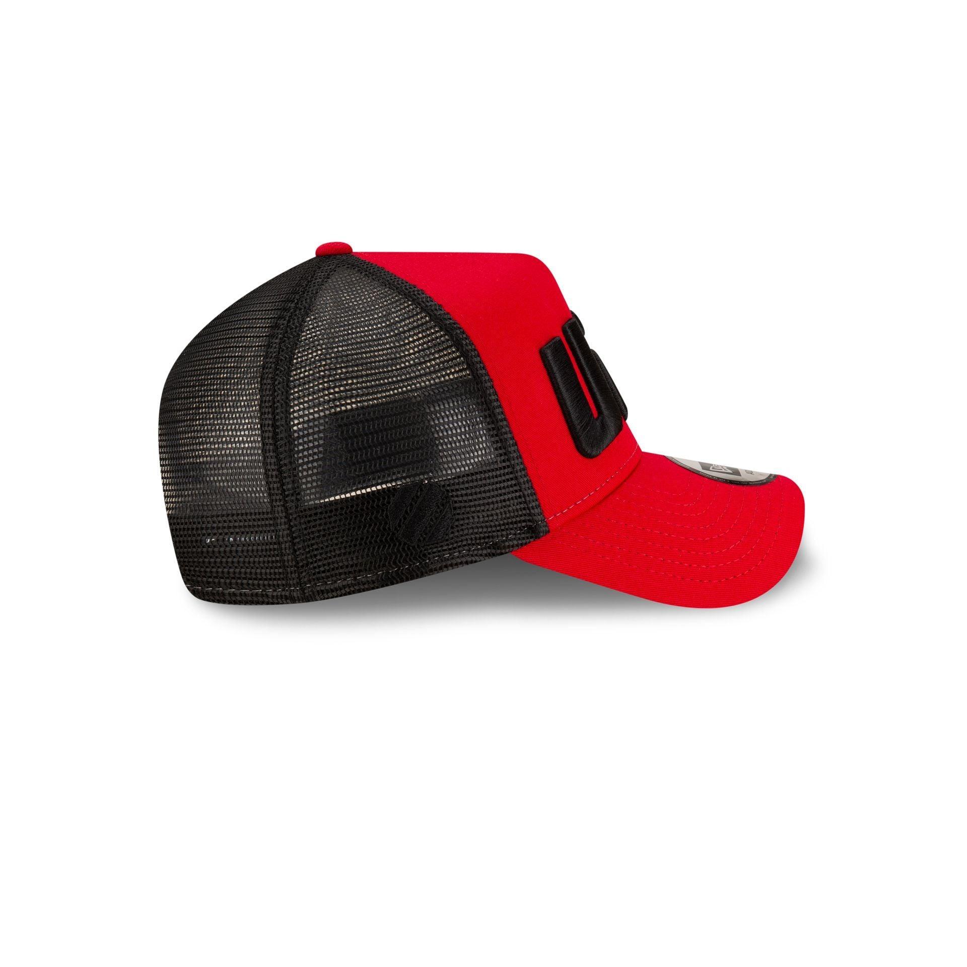 UFC Holiday Red 9FORTY A-Frame Trucker Hat Male Product Image