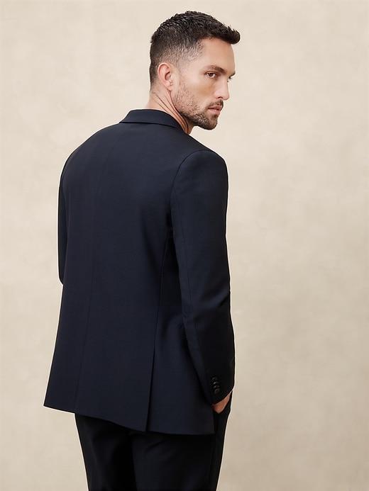 Tailored-Fit Luxe Wool-Blend Suit Jacket Product Image