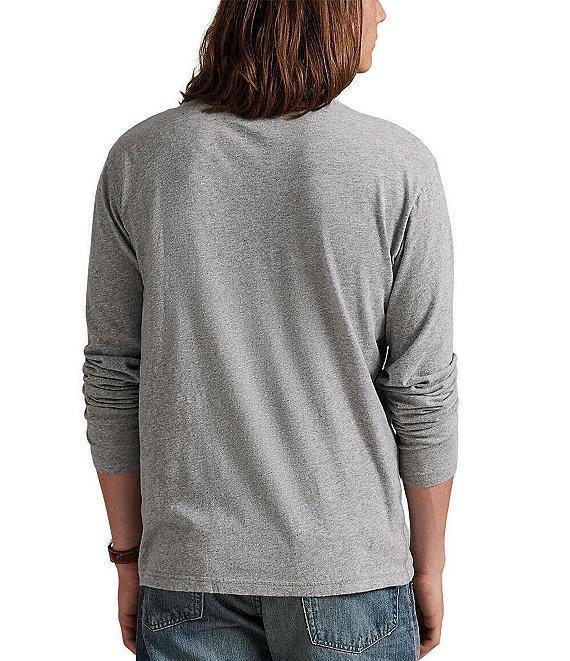 Polo Ralph Lauren Slub Jersey Long Sleeve Henley Shirt Product Image