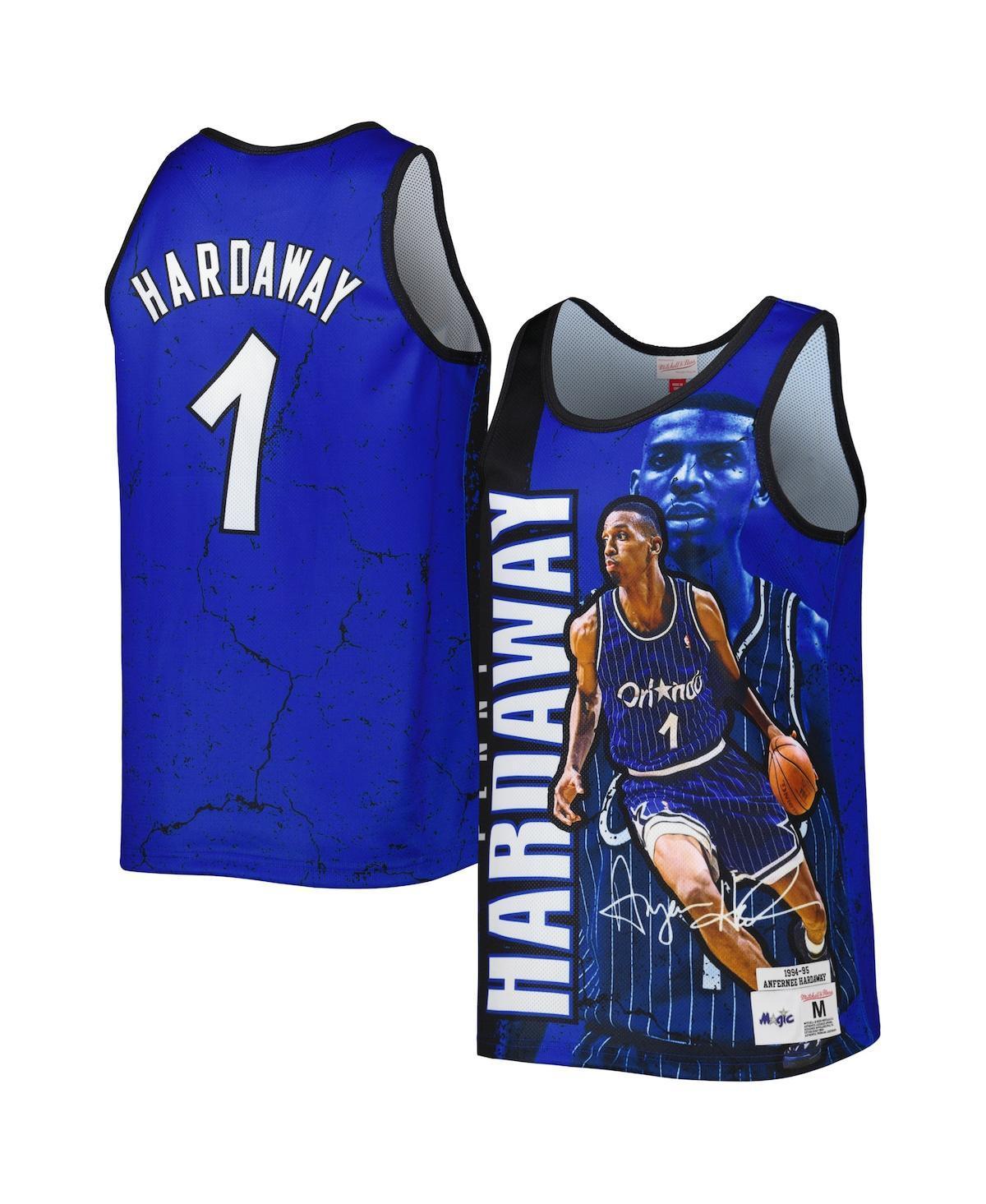 Mens Mitchell & Ness Penny Hardaway Blue Orlando Magic 1994-95 Hardwood Classics Player Burst Tank Top Product Image