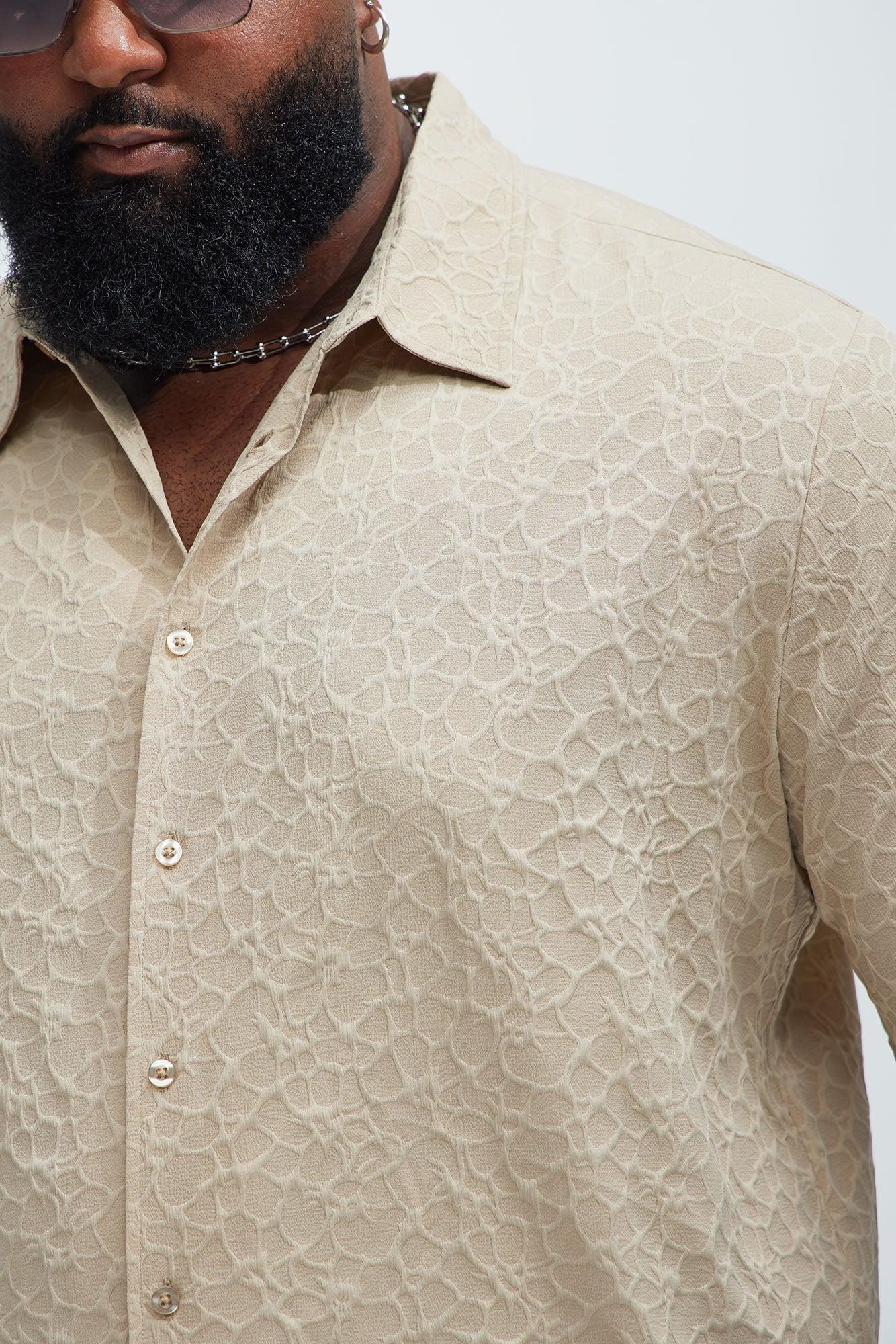 Atkinson Jacquard Shirt - Tan Product Image