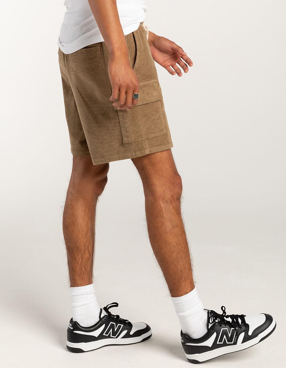 RSQ Mens Cord Cargo Pull On Shorts - SURPLUS Product Image