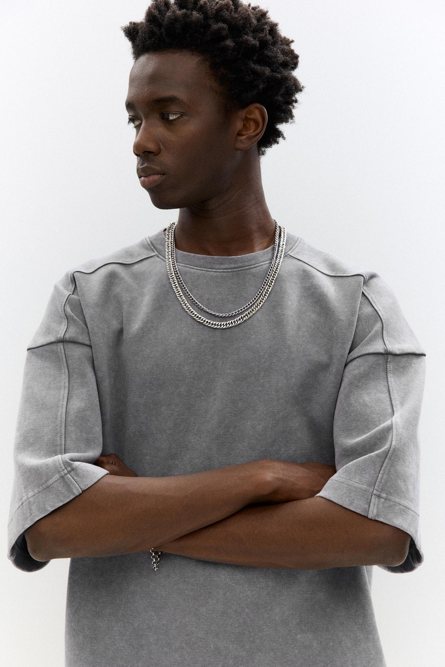 Boxy short sleeve sweatshirt Product Image