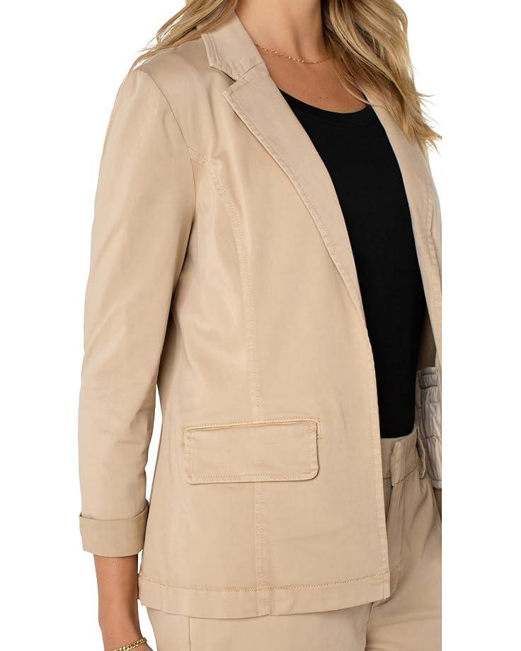 Fitted Blazer Super Stretch Ponte Product Image