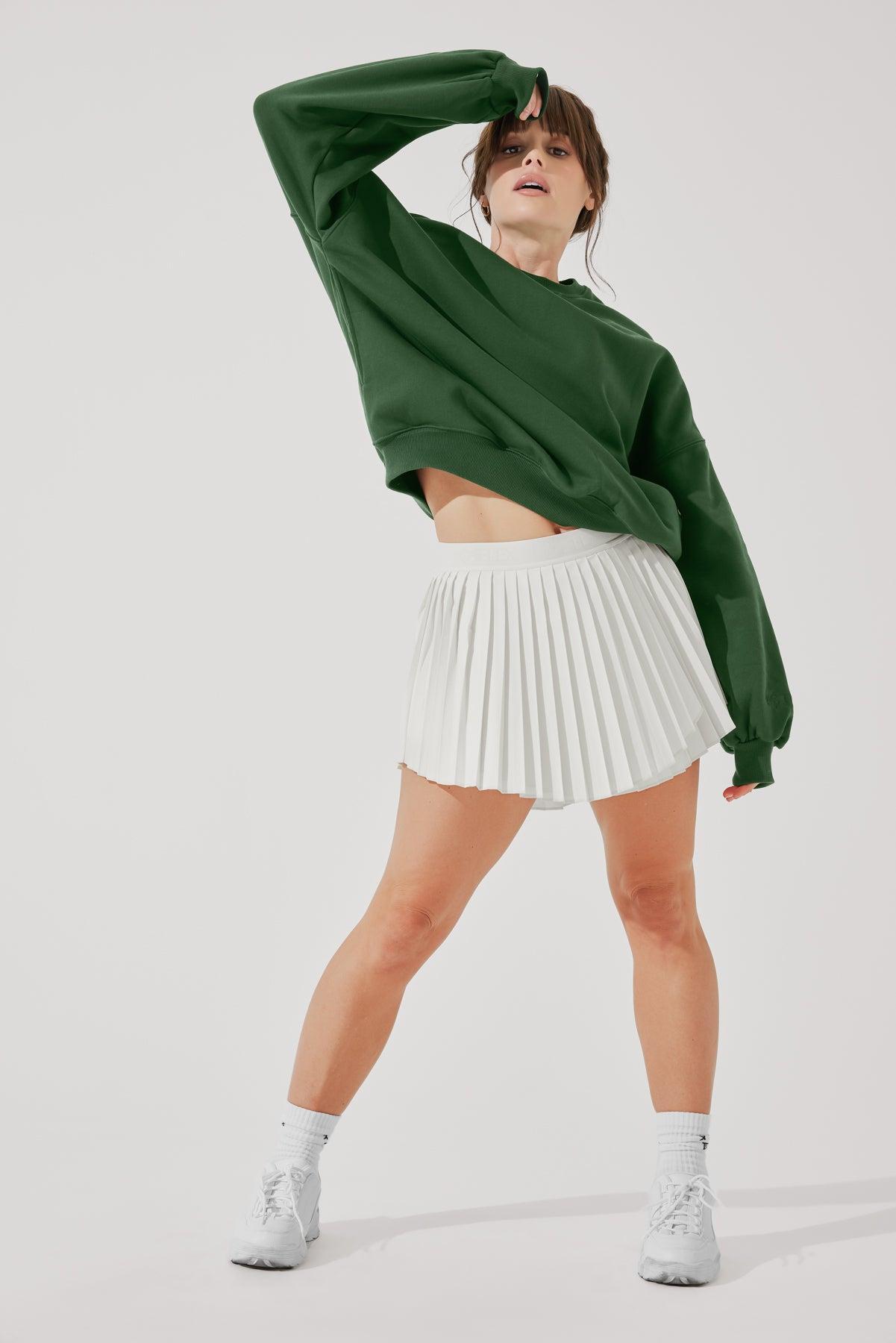 Cloud Crewneck Sweater - Fern Green Product Image