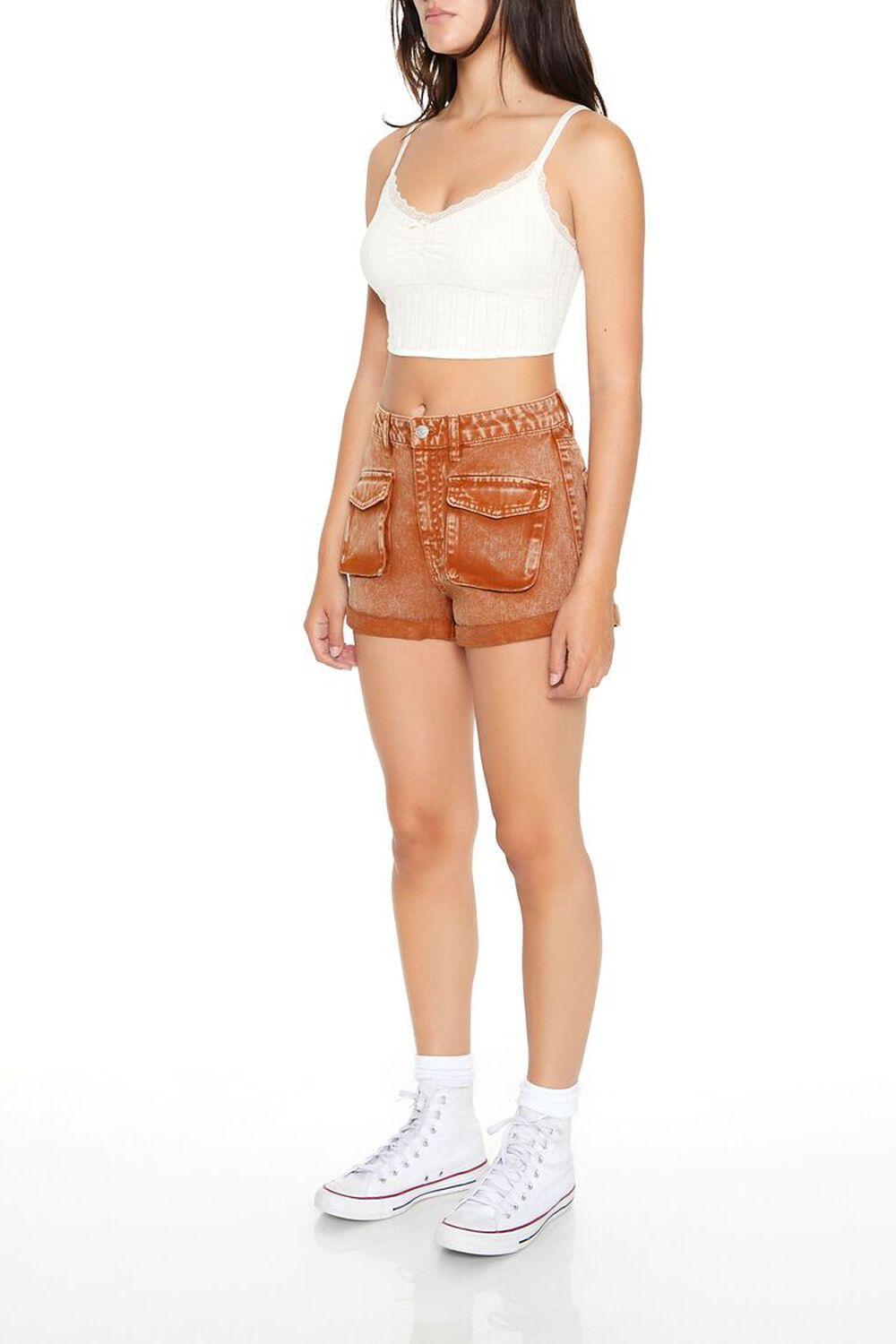 Mineral Wash Denim Shorts | Forever 21 Product Image