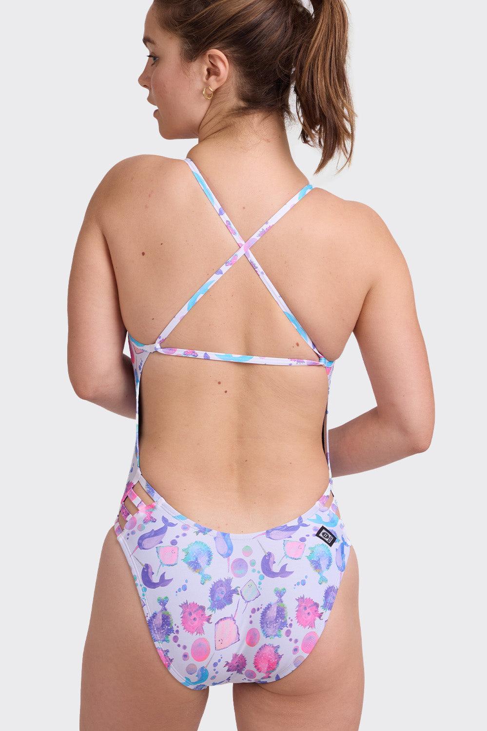 Julian Swim Onesie - Seawall Female Product Image