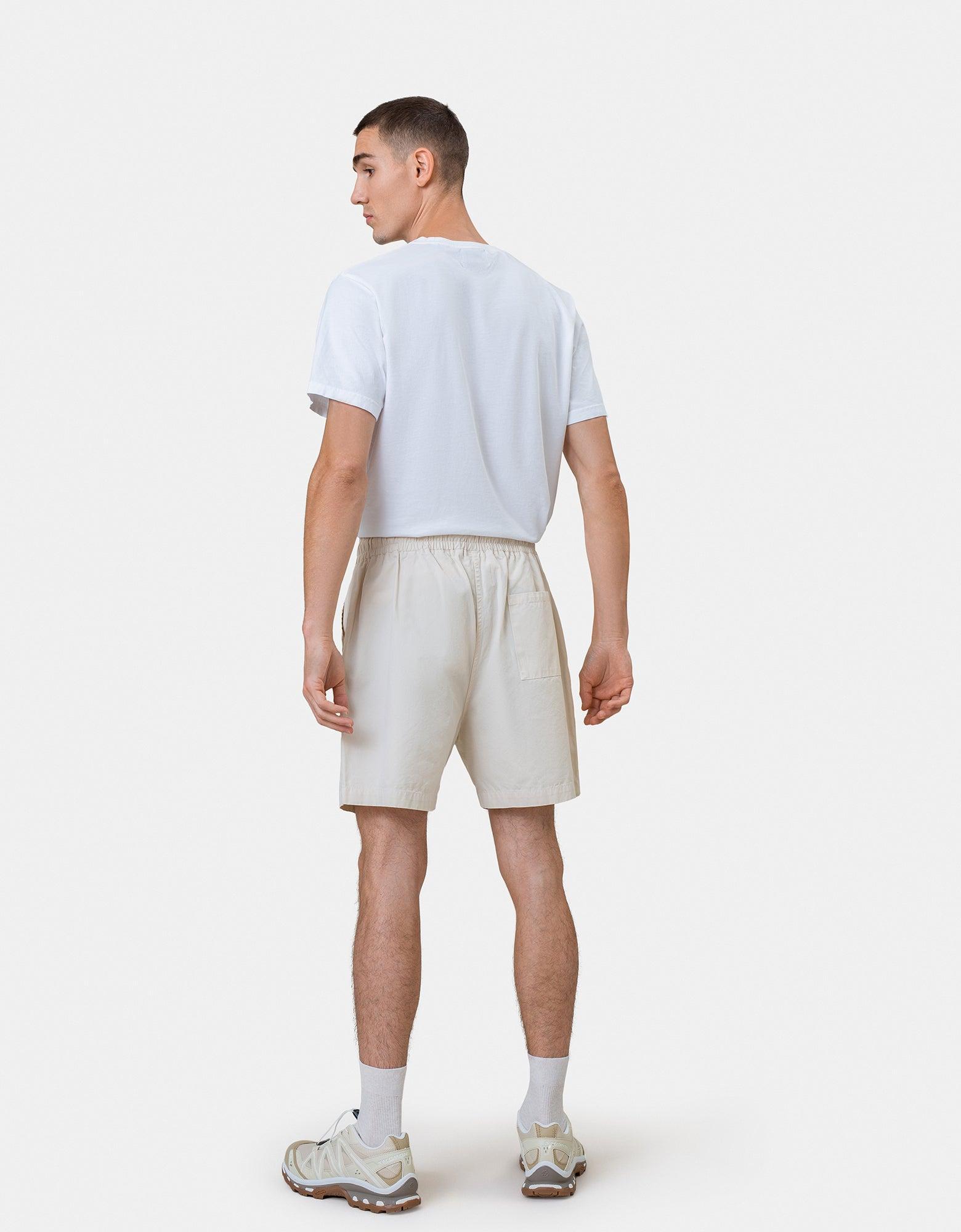 Organic Twill Shorts - Optical White Product Image